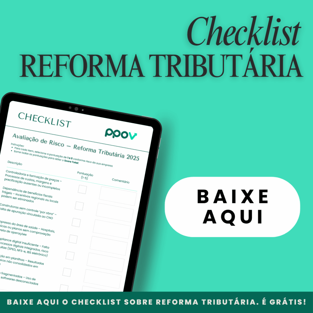 Banner Checklist Reforma Tributária
